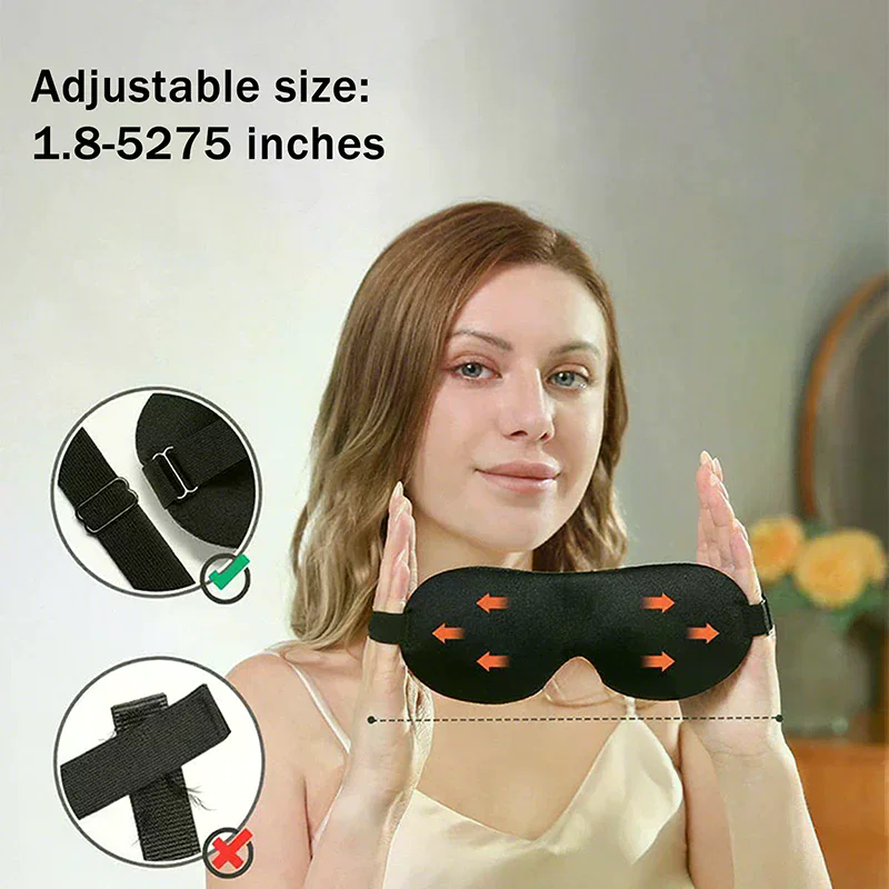 Sleep Eye Mask 3D - Sleeping Mask Soft Eyepatch Blindfold Blocking