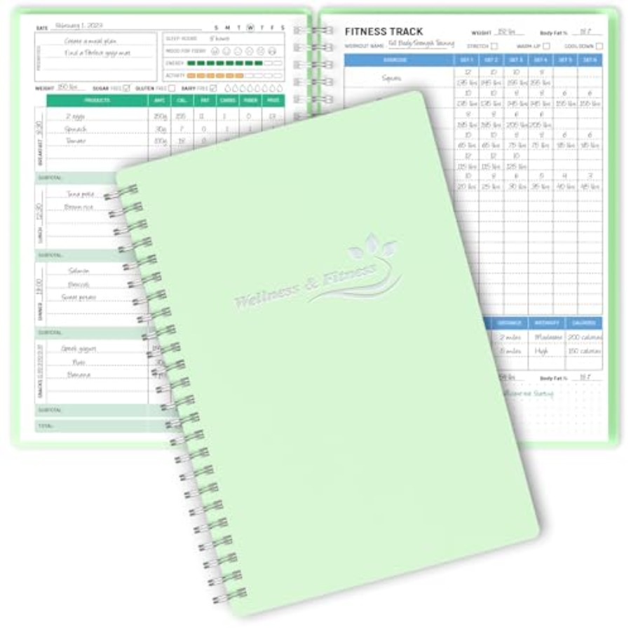Health Wellness Login - Wellness Planner and Fitness Log -