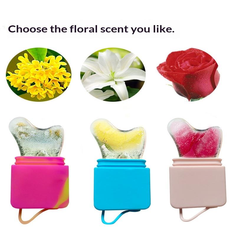 Ice Roller Face Cold - ·1Pc Gua Sha Silicone Ice Face