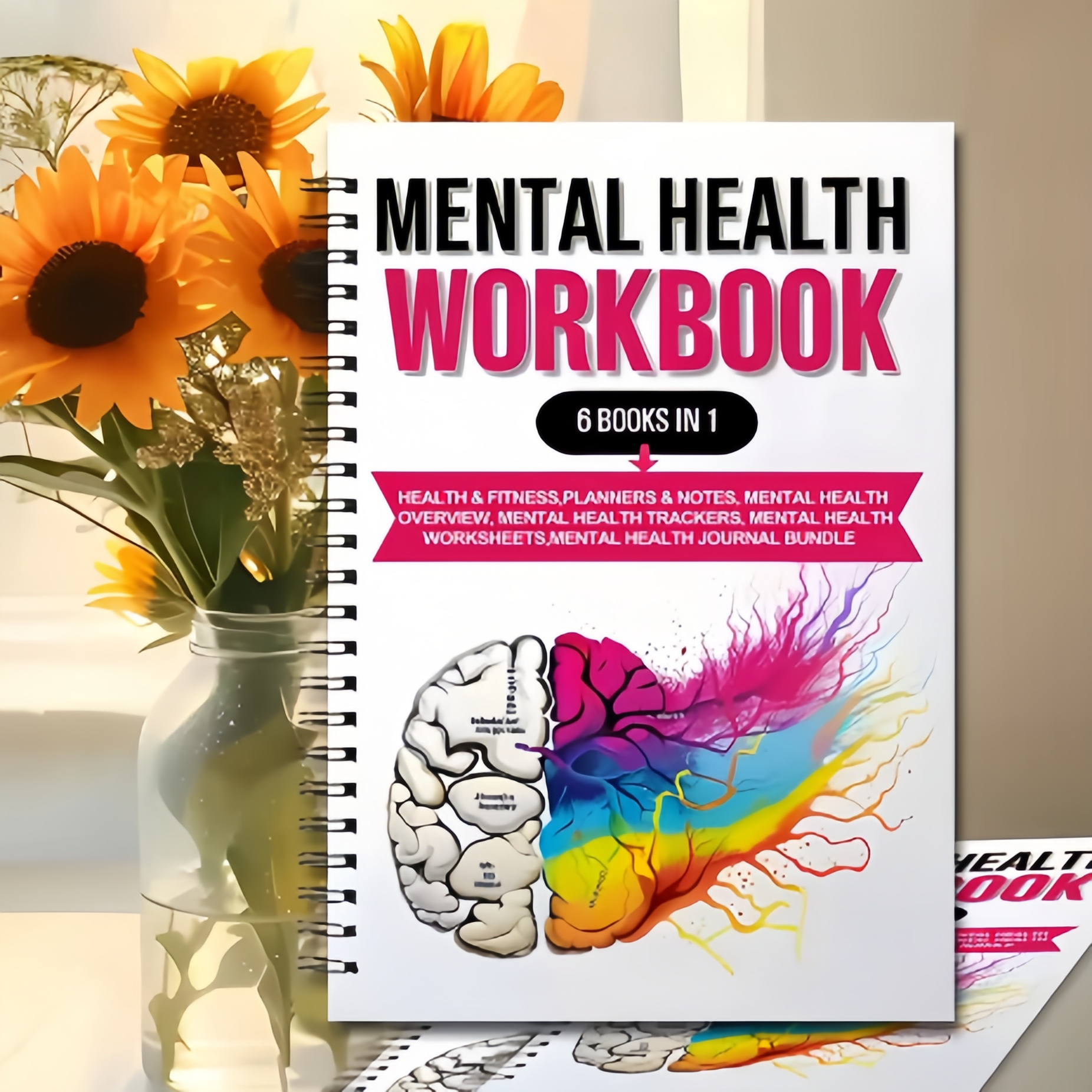 1pcs Spiral Bound 6 in 1 Menta - Health Wellness Login 리뷰 및 가격