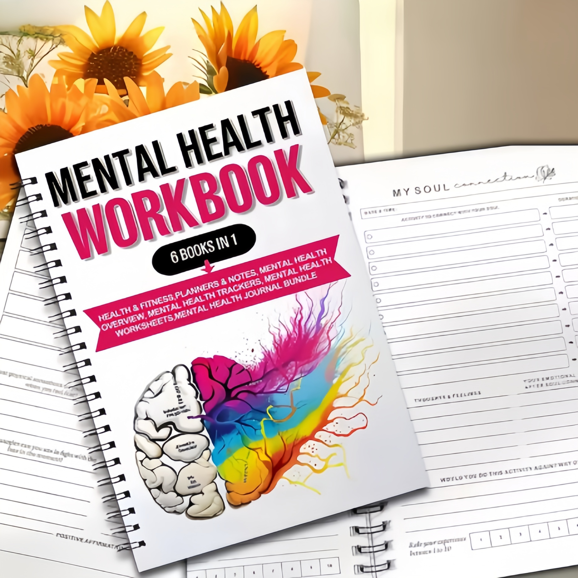 1pcs Spiral Bound 6 in 1 Menta - Health Wellness Login 리뷰 및 가격