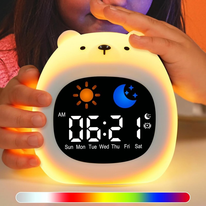 Alarm Clock for Kids Sleep Tra - White Noise Machine Sleep 리뷰 및 가격