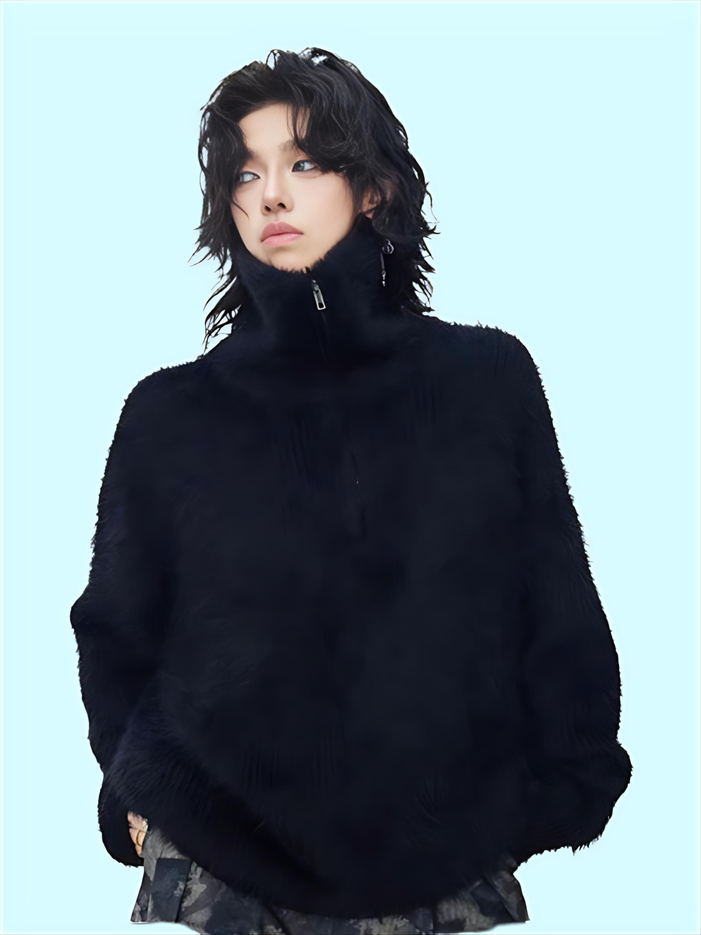 Fur Collar Pullovers Anime Rab - Health Wellness Training 리뷰 및 가격