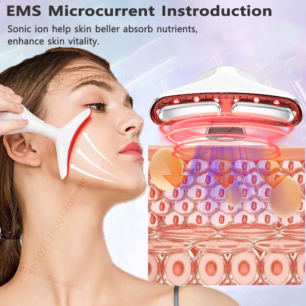 Neck Face Device Vibration Mas - Red Light Therapy Device 리뷰 및 가격