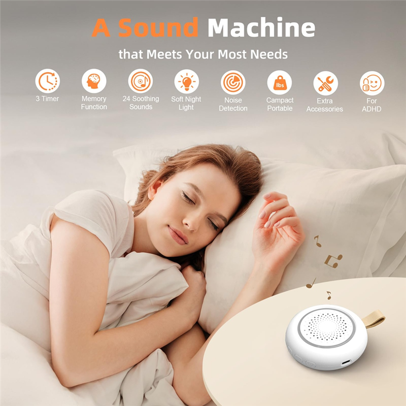A38T-White Noise Sound Machine - White Noise Machine Sleep 리뷰 및 가격