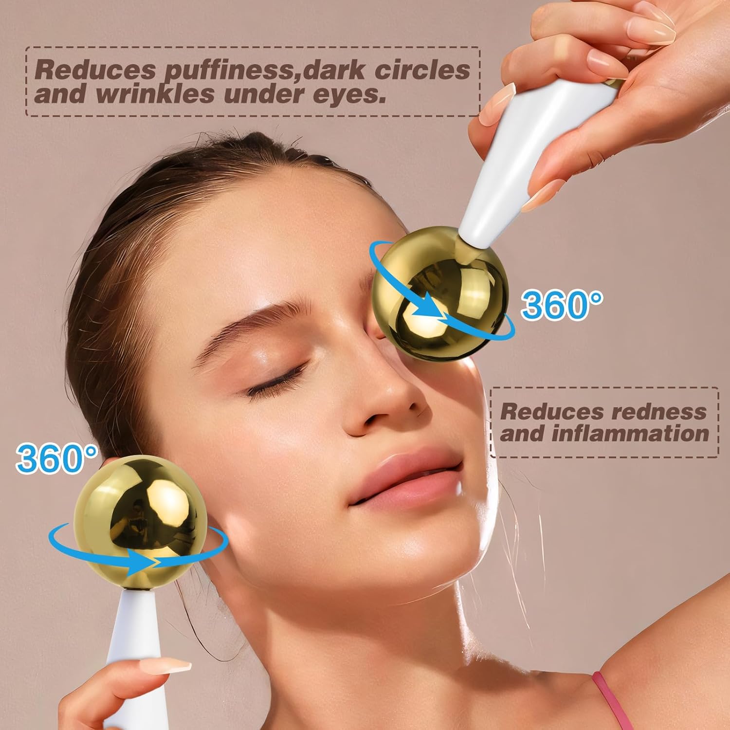 Ice Globes for Face Eyes Steel - Ice Roller Face Cold 리뷰 및 가격