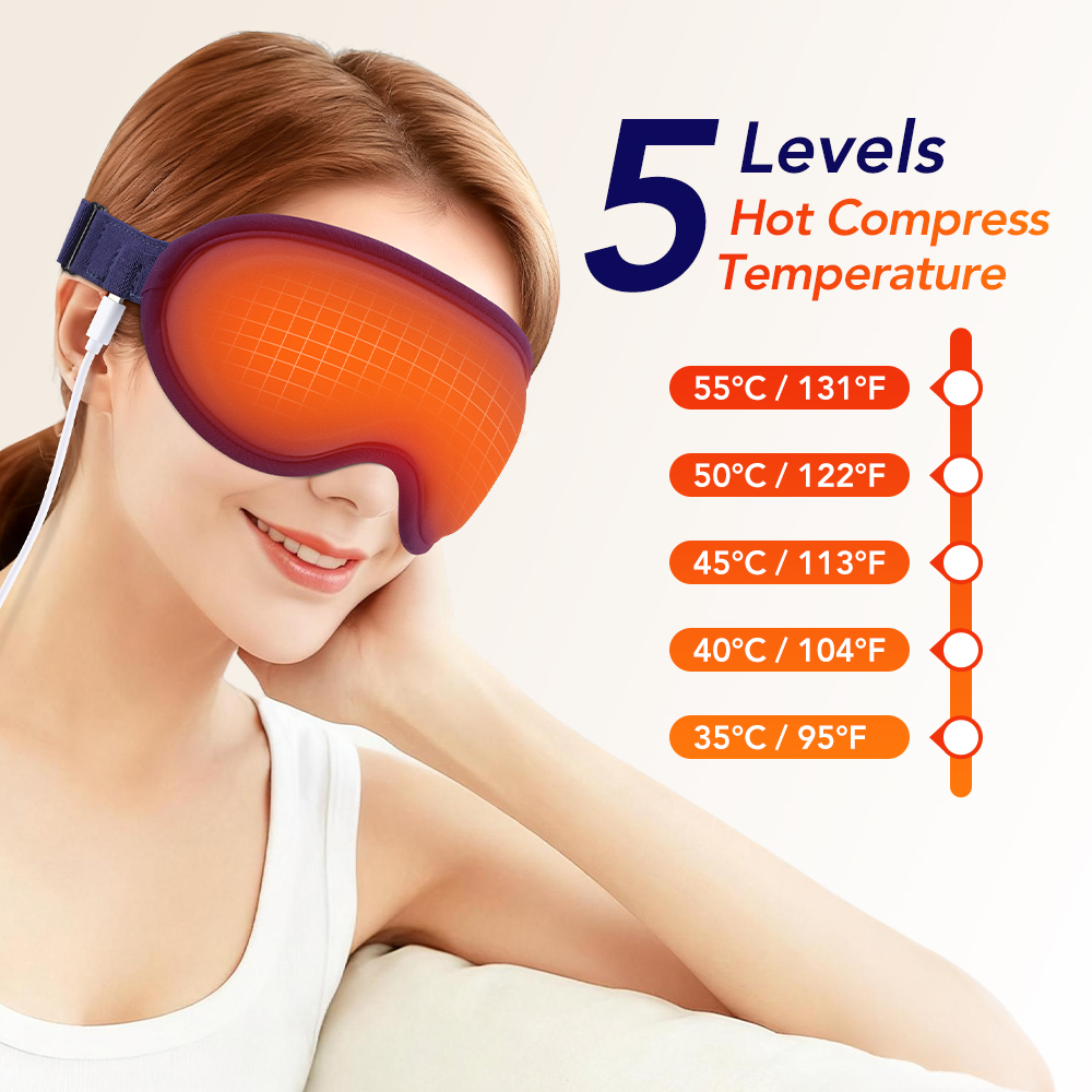Hot Compress Eye Mask 6 Vibrat - Sleep Eye Mask 3D 리뷰 및 가격