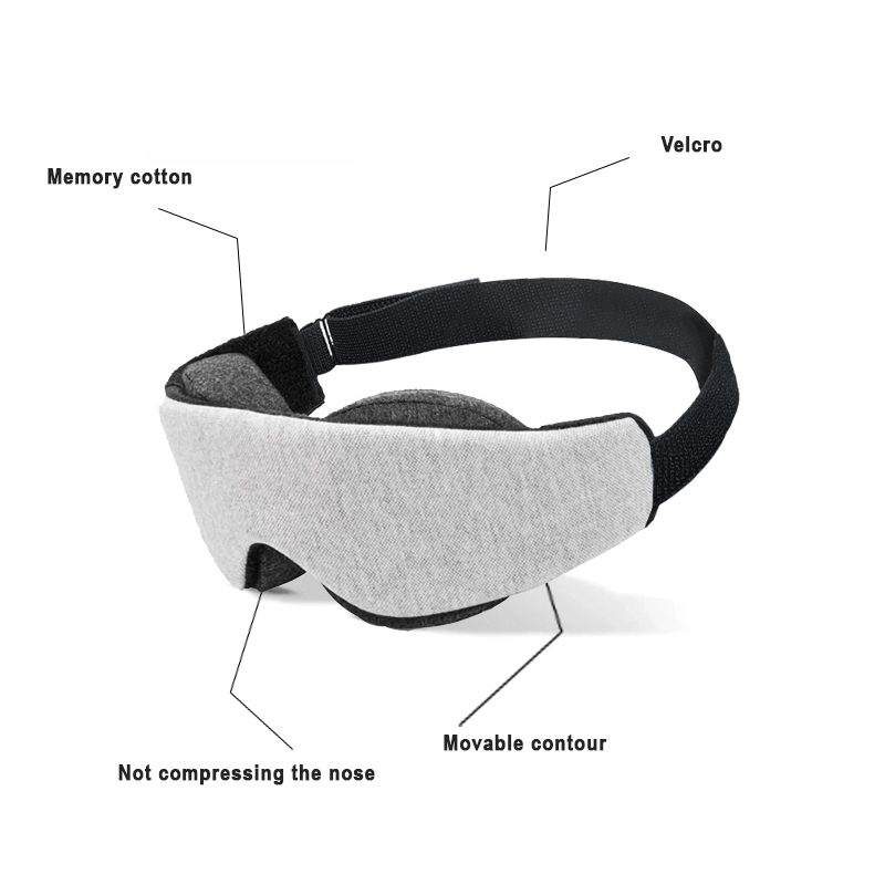 3D Contoured Sleep Mask, Black - Sleep Eye Mask 3D 리뷰 및 가격