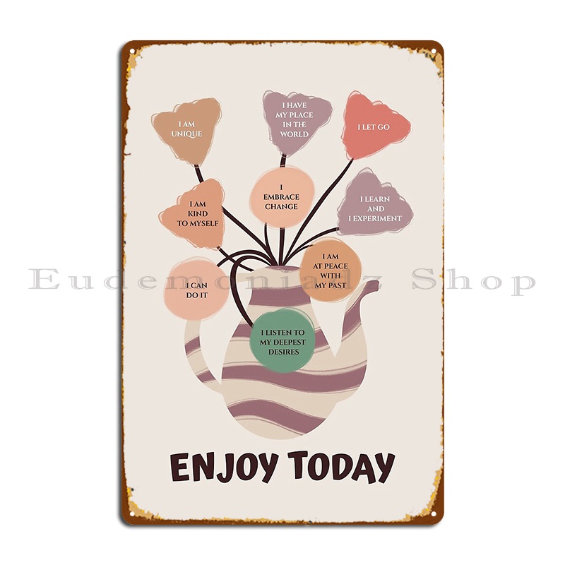 Positive Affirmation Floral Ar - Health Wellness Quotes 리뷰 및 가격