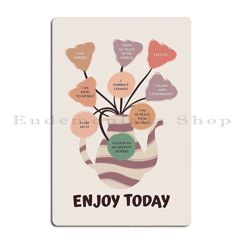 Positive Affirmation Floral Ar - Health Wellness Quotes 리뷰 및 가격