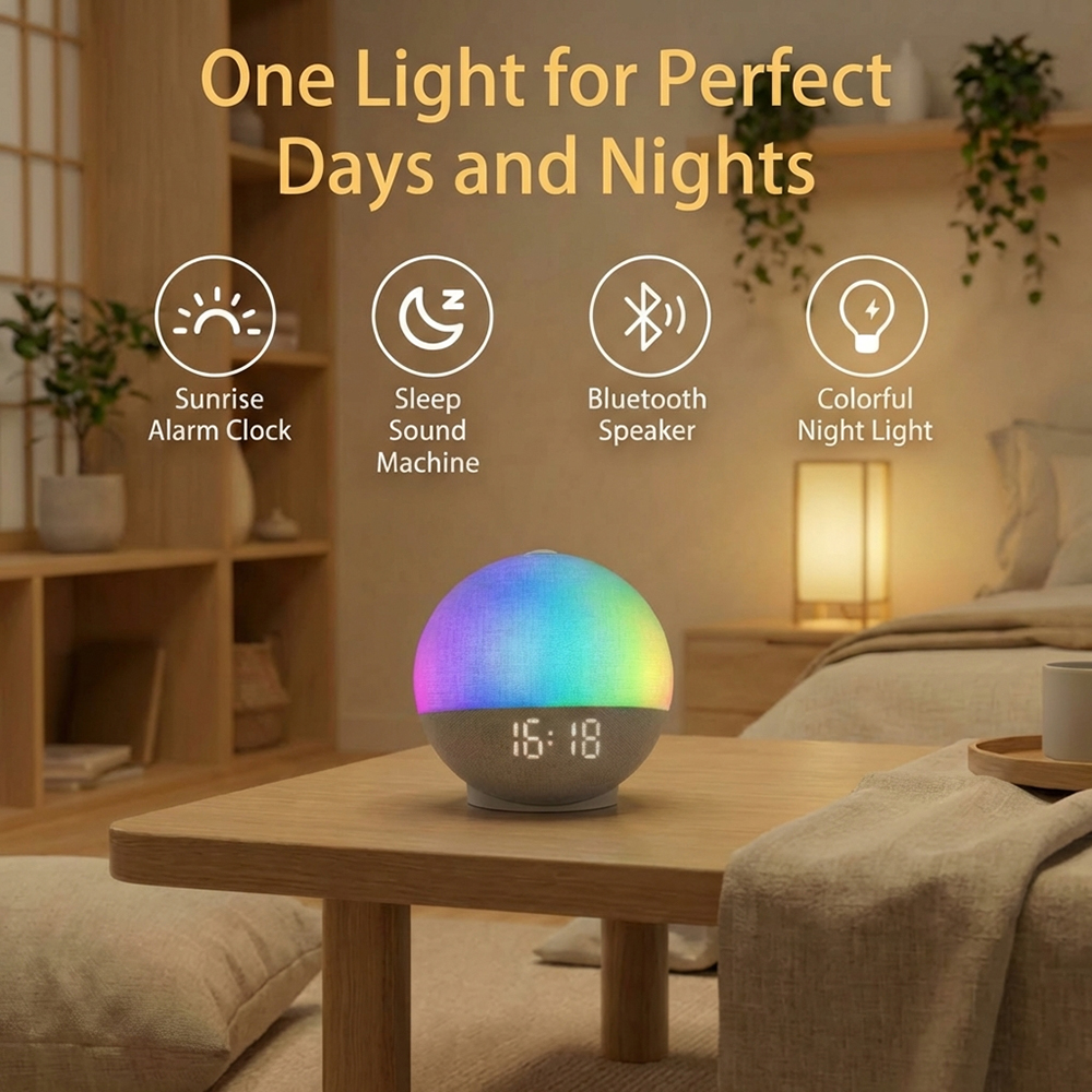 Wake Up Light Sunrise Alarm Cl - White Noise Machine Sleep 리뷰 및 가격