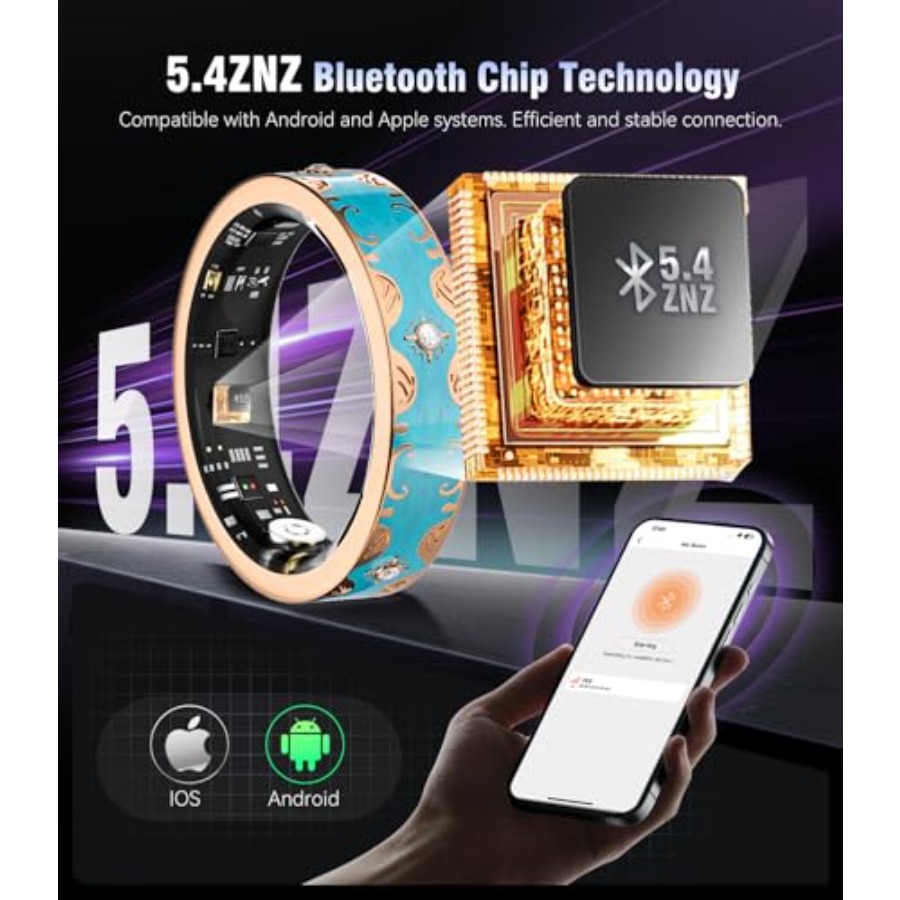 7 Gen Diamond Smart Ring for W - Wellness Health. Ring 리뷰 및 가격