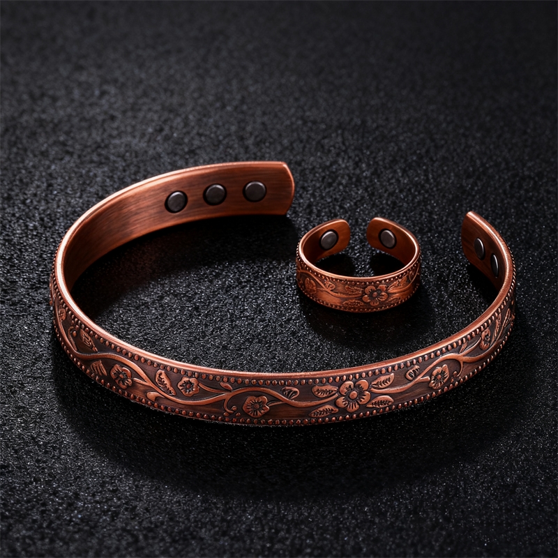 Magnetic Copper Therapy Bracel - Wellness Health. Ring 리뷰 및 가격