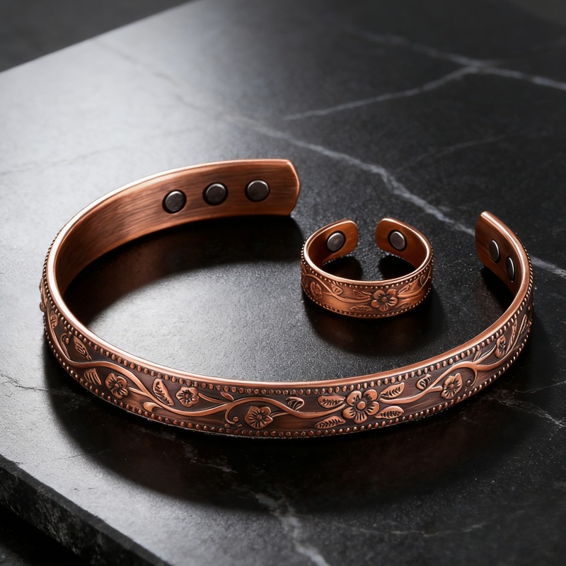 Magnetic Copper Therapy Bracel - Wellness Health. Ring 리뷰 및 가격