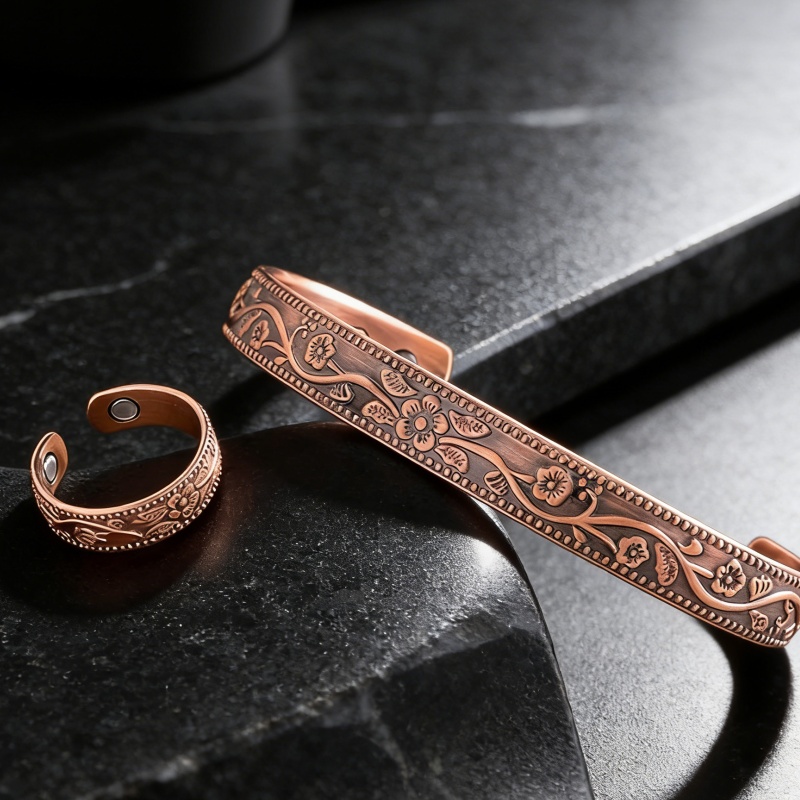 Magnetic Copper Therapy Bracel - Wellness Health. Ring 리뷰 및 가격