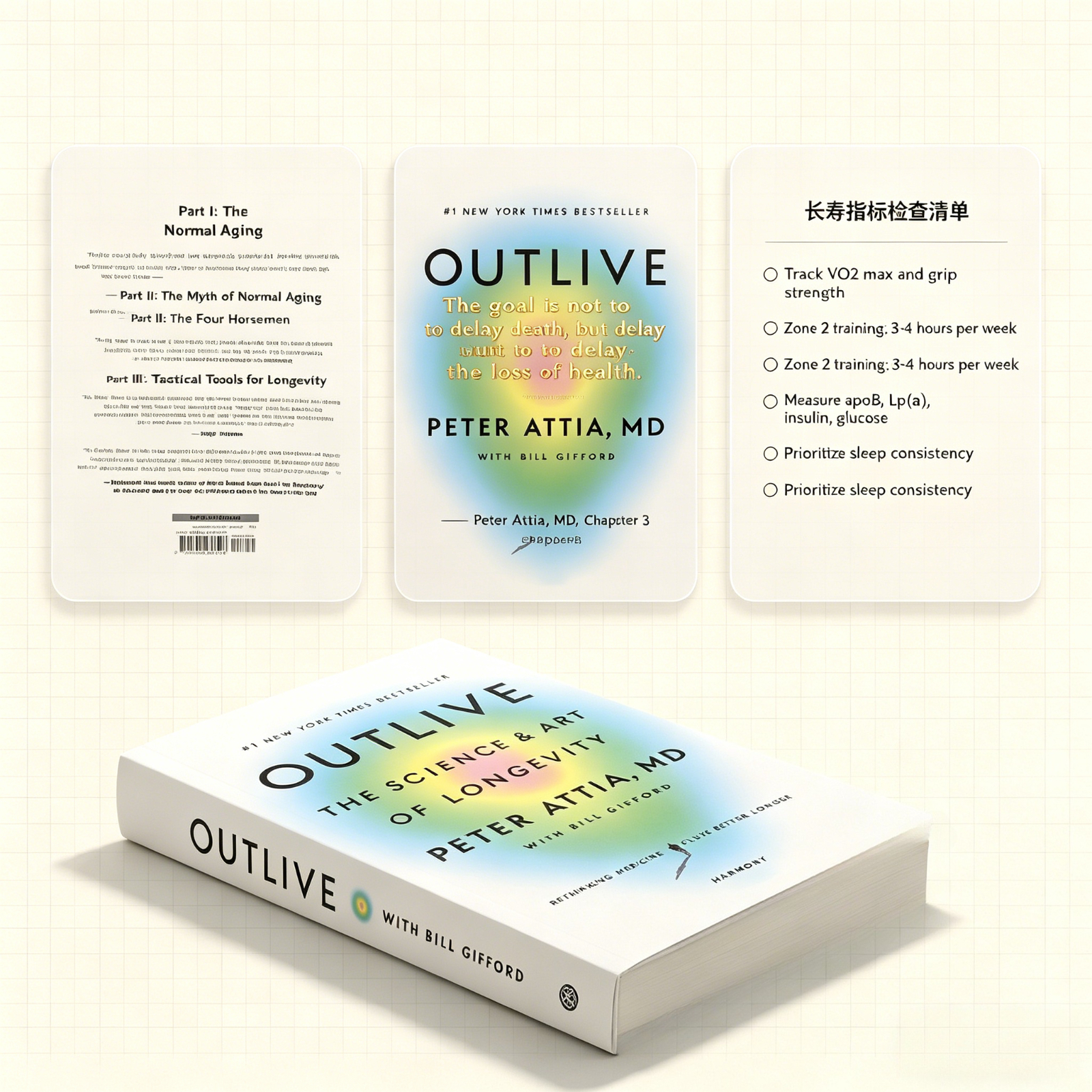 Outlive: The Science & Art of  - Health Wellness Longevity 리뷰 및 가격