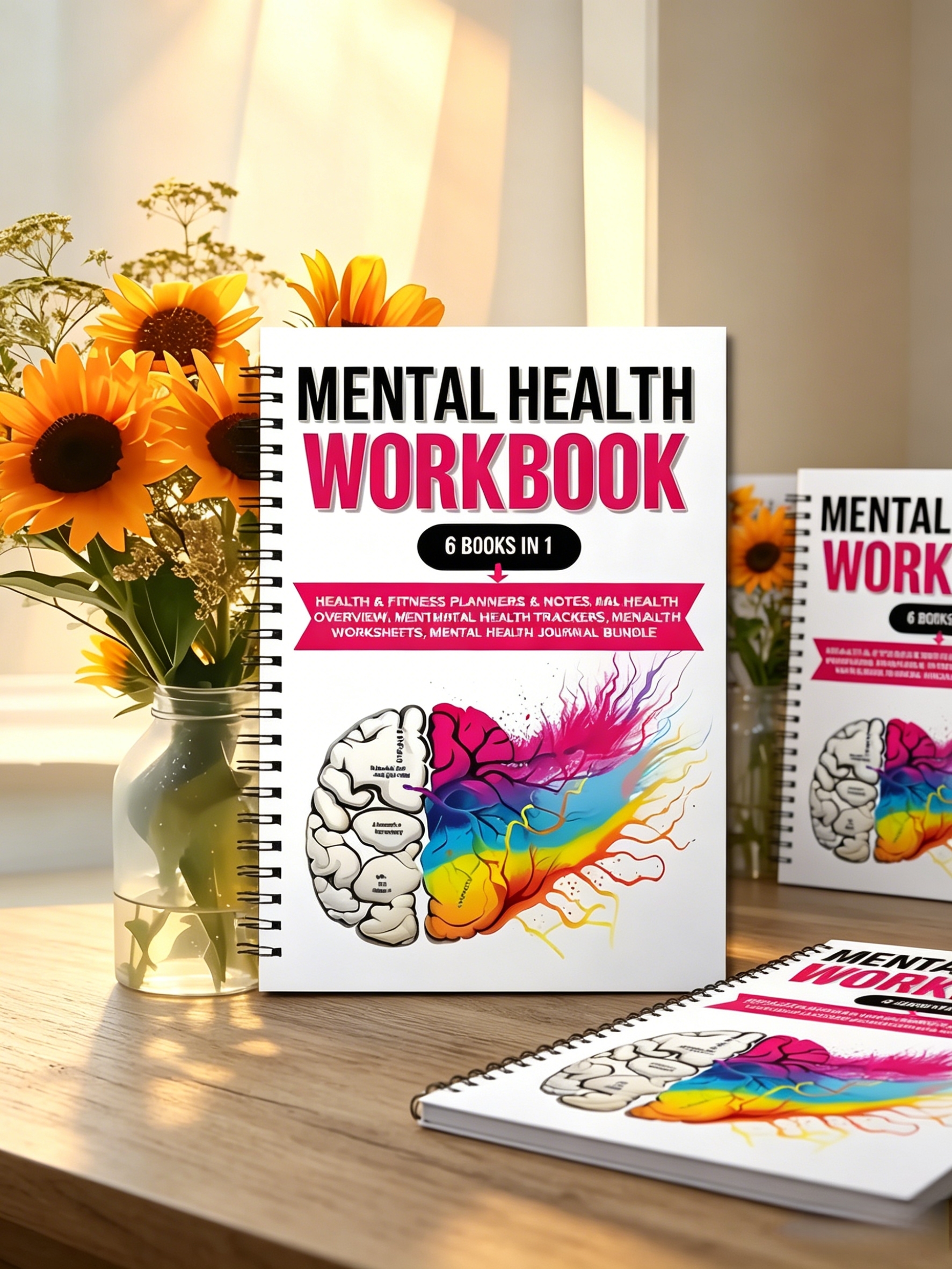 1pcs Mental Health Workbook &  - Health Wellness Login 리뷰 및 가격