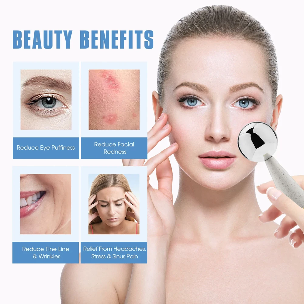 Ice Globes for Facials 360 Rot - Ice Roller Face Cold 리뷰 및 가격