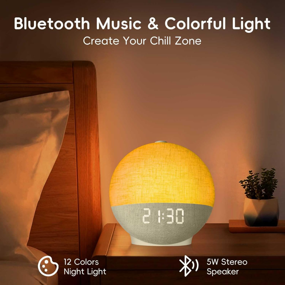 Wake Up Light Sunrise Alarm Cl - White Noise Machine Sleep 리뷰 및 가격